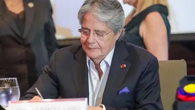 Guillermo Lasso, presidente del Ecuador.