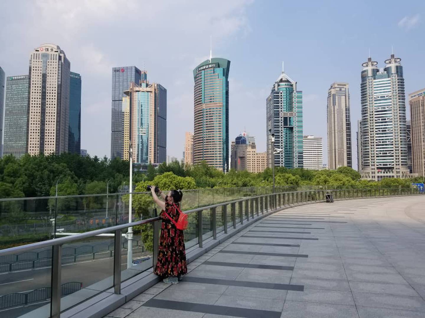 Vista do distrito financeiro de Xangai: bancos globais buscam expandir os negócios na China