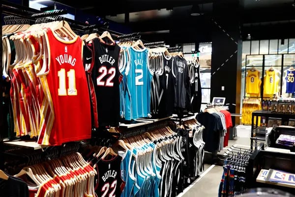 The NBA store in Melbourne, Australia.