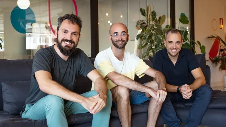 Los fundadores de la desarrolladora de un software para la gestión de recursos humanos: Jordi Romero (CEO), Pau Ramon (CTO) y Bernat Farrero (CRO)dfd