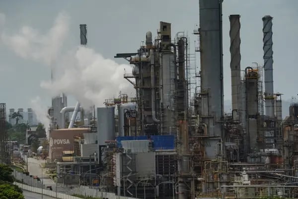 The Petroleos de Venezuela SA (PDVSA) El Palito refinery in El Palito, Venezuela.