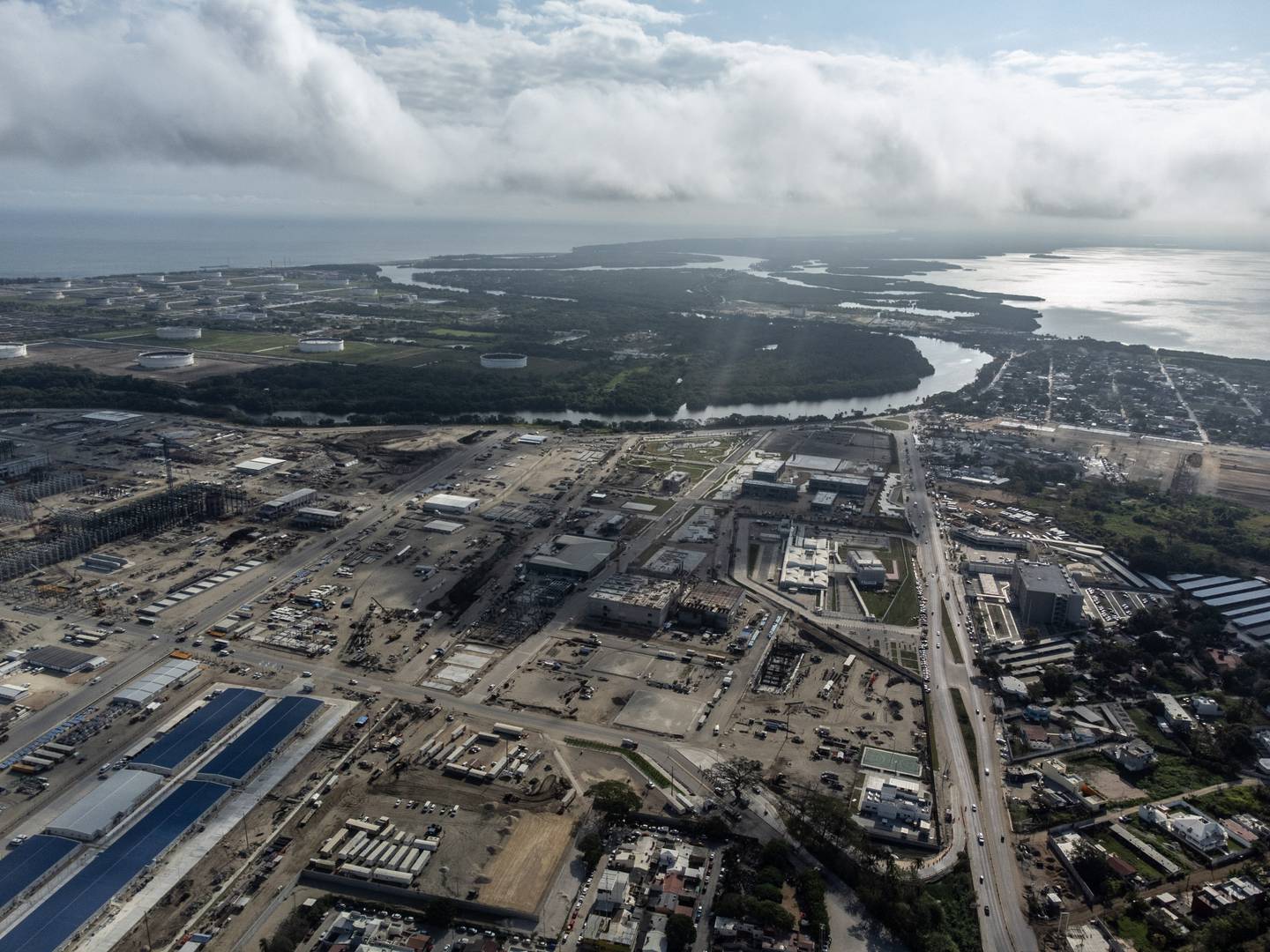 The refinery under construction at Dos Bocas in the southeastern Mexican state of Tabasco is reportedly less than 1% completed. Photographer: César Rodríguez/Bloombergdfd