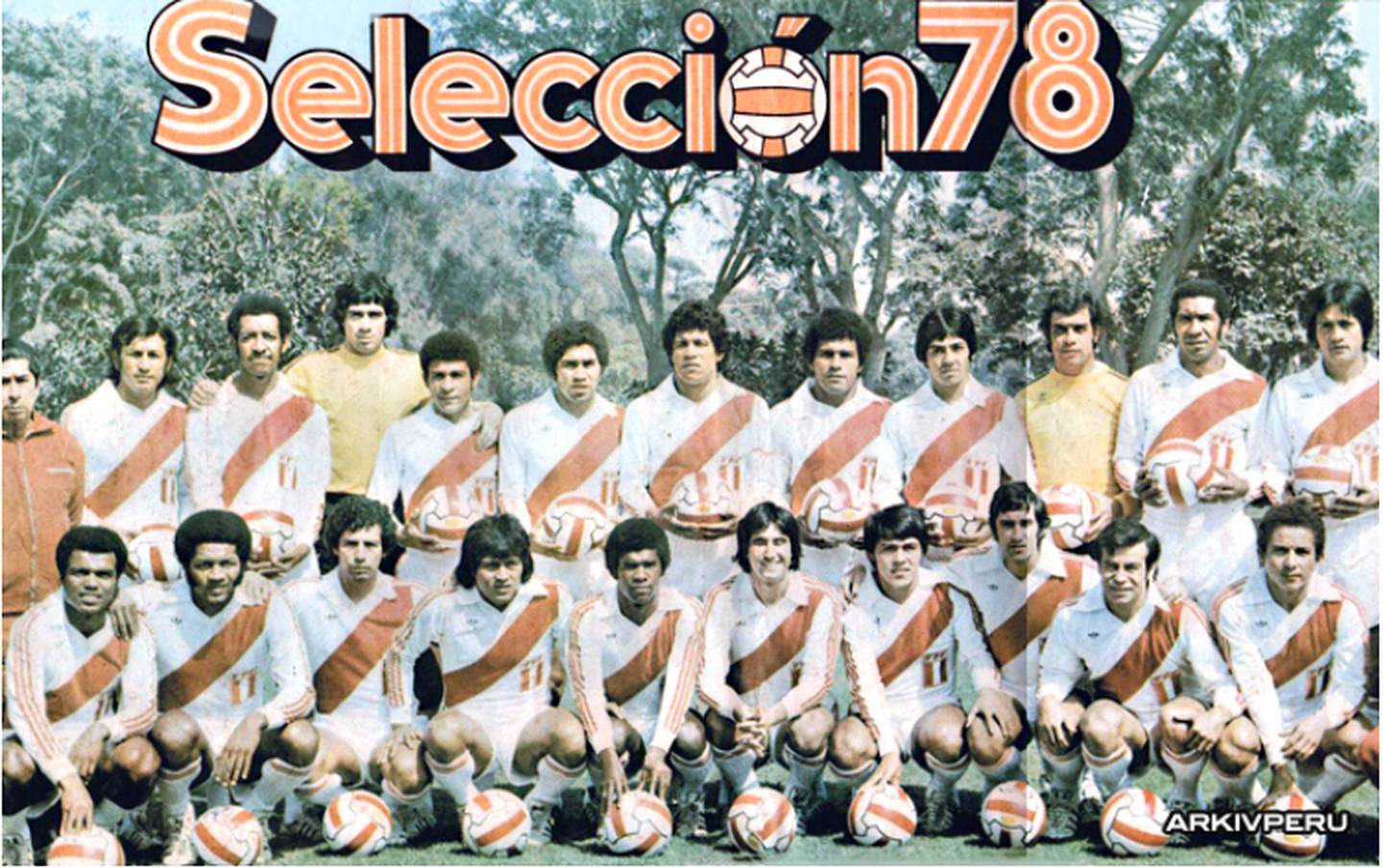 Así lució la selección peruana de fútbol en 1978. Fuente: Arkiv Perúdfd