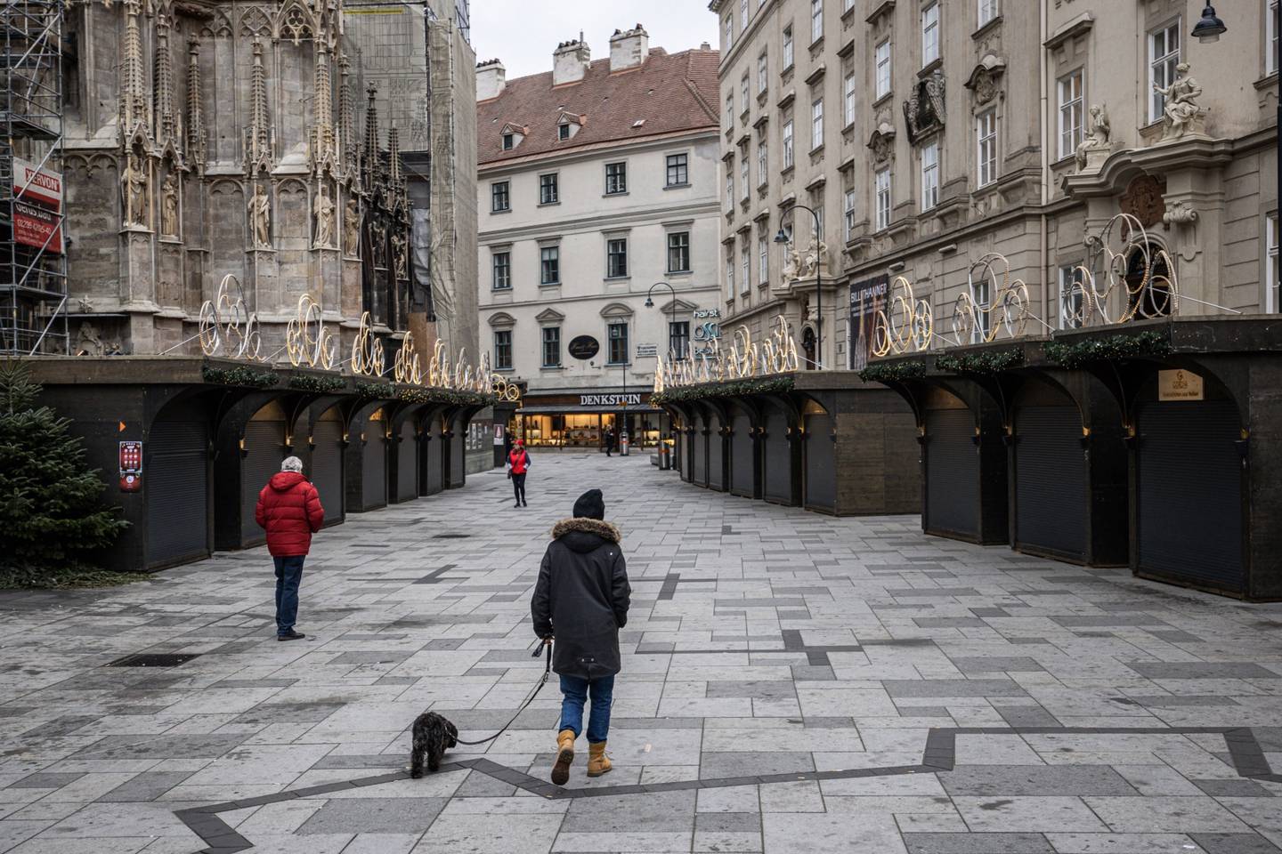 Novos lockdowns na Áustria esvaziam centro de Viena
