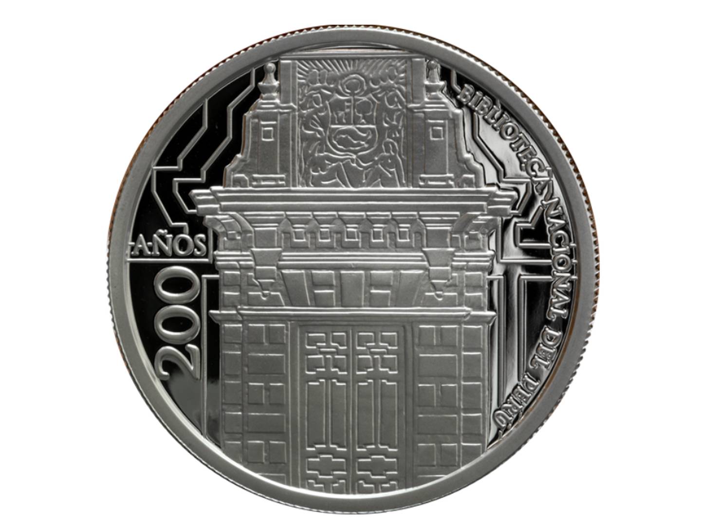 BCR emite moneda de 1 sol alusiva a 200 años de Biblioteca Nacional de Perú.dfd