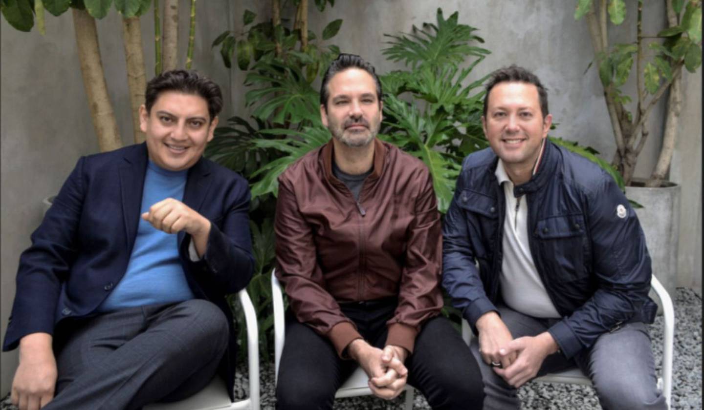 Cofundadores de Medsi, de derecha a izquierda, Pepe Cabrera, COO; Pablo de Cote, Executive Chairman; Manuel Villalvazo, CEOdfd