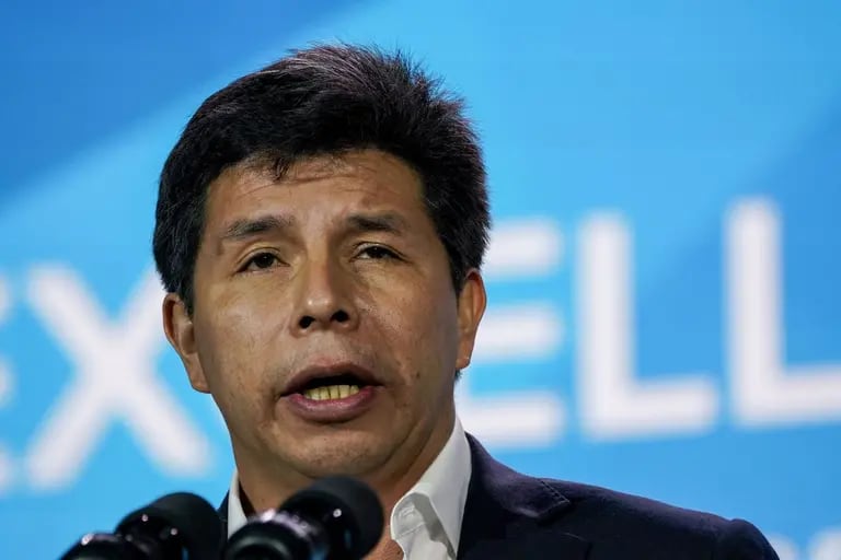 Pedro Castillo, presidente de Perú, lleva poco más de un año liderando el país sudamericano.dfd