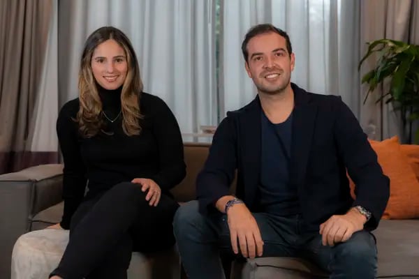 Daniela Izquierdo y Juan Guillermo Azuero, cofundadores de Foodology.