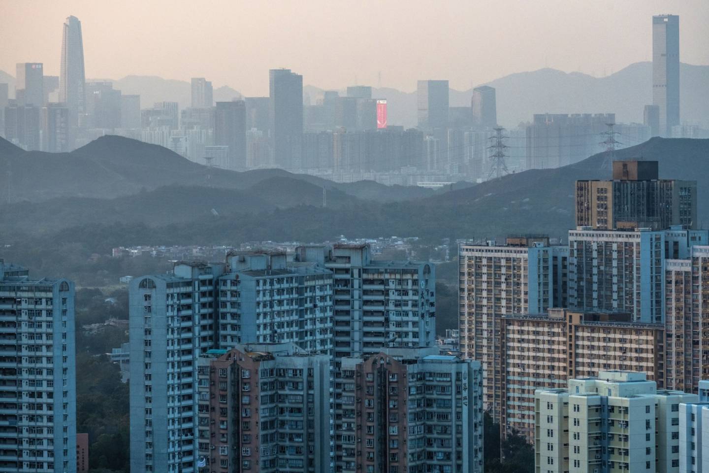 Orden de altura: En Shenzhen, una ciudad de crecimiento acelerado, los rascacielos dominan el horizonte urbano.