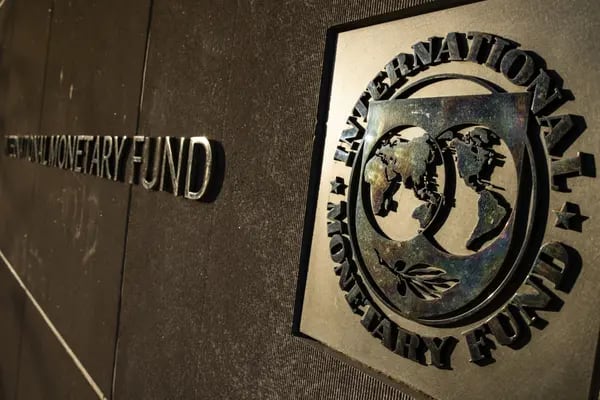 La sede del Fondo Monetario Internacional (FMI) en Washington, D.C., Estados Unidos, el sábado 3 de abril de 2021. Fotógrafo: Samuel Corum/Bloomberg