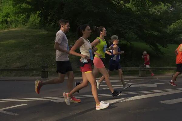 Una carrera de New York Road Runners en Central Park