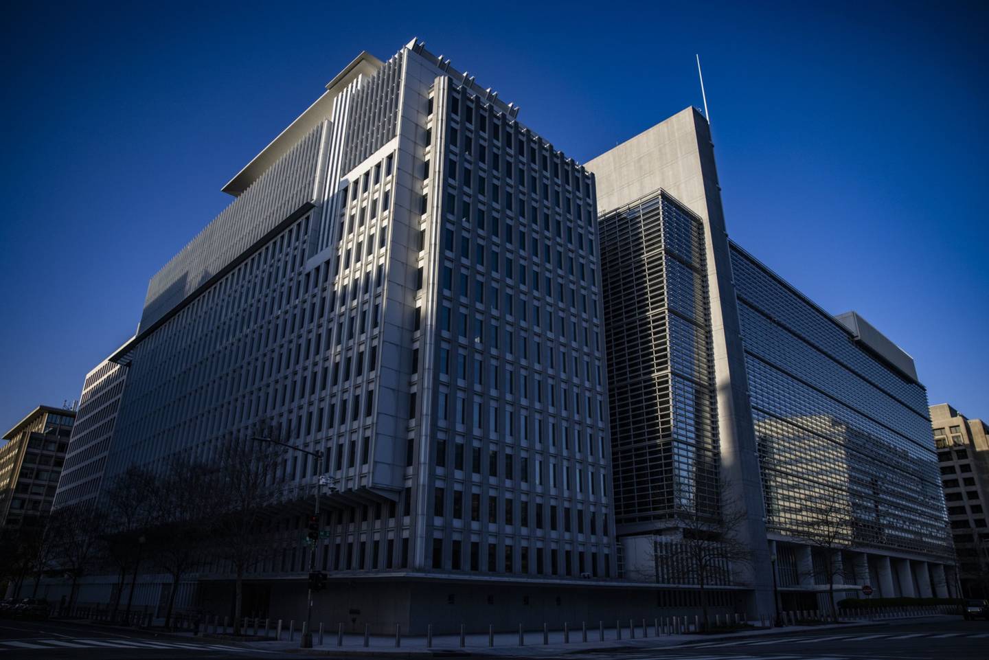 La sede del Grupo del Banco Mundial en Washington, DC, EE. UU., el sábado 3 de abril de 2021.
