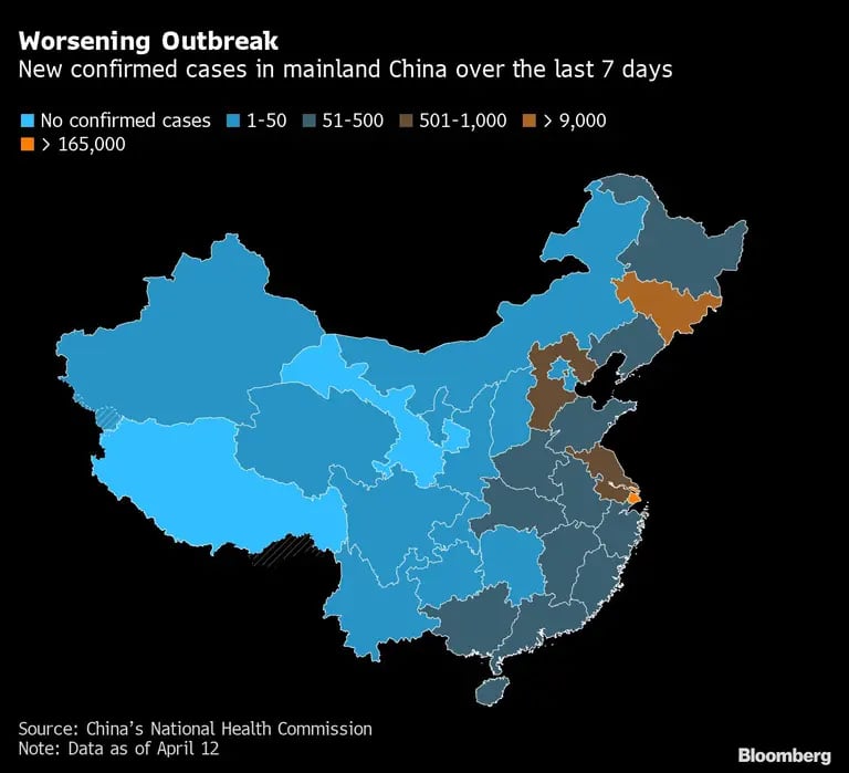 Worsening Outbreak | New confirmed cases in mainland China over the last 7 daysdfd