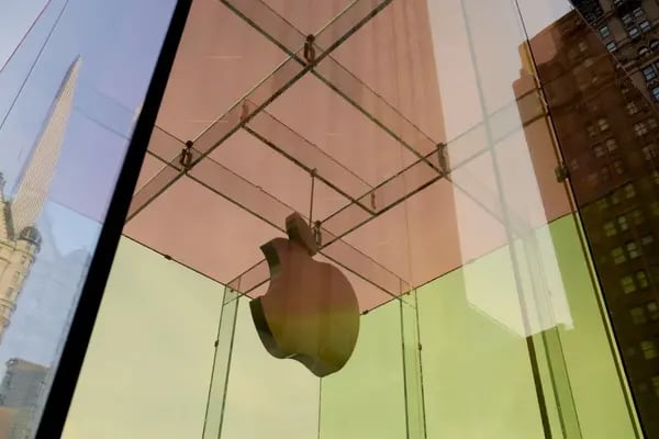La tienda de Apple en la Quinta Avenida de Nueva York, EE.UU., el viernes 22 de septiembre de 2023.
