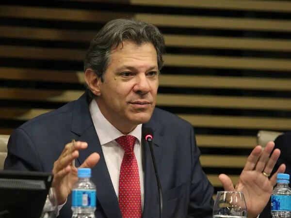 O ministro da Fazenda, Fernando Haddad, em encontro na Fiesp, em São Paulo, em 30 de janeiro de 2023