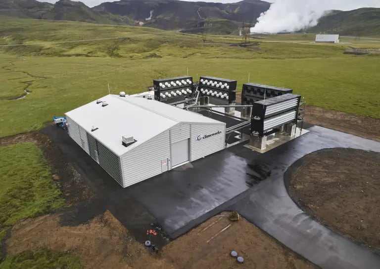 Climeworks AG explota en Hellisheiði la primera instalación del mundo de captura directa de carbono, denominada Orca. Fotógrafo: Arnaldur Halldorsson/Bloombergdfd