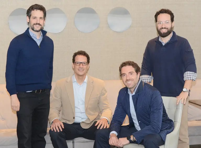 (A partir da esq.), Eduardo Zilberberg, Sergio Bronstein, Guilherme Potenza e Pedro Chueiri, sócios fundadores do BZCP Advogados, um dos maiores escritórios do país especializados em venture capital (Foto: Divulgação)dfd