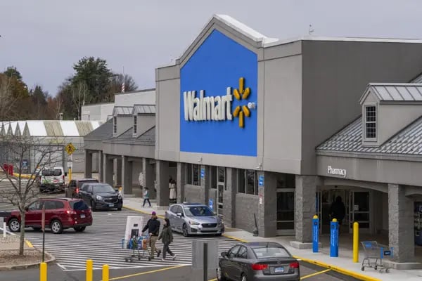 A Walmart store in Bristol, Connecticut, US