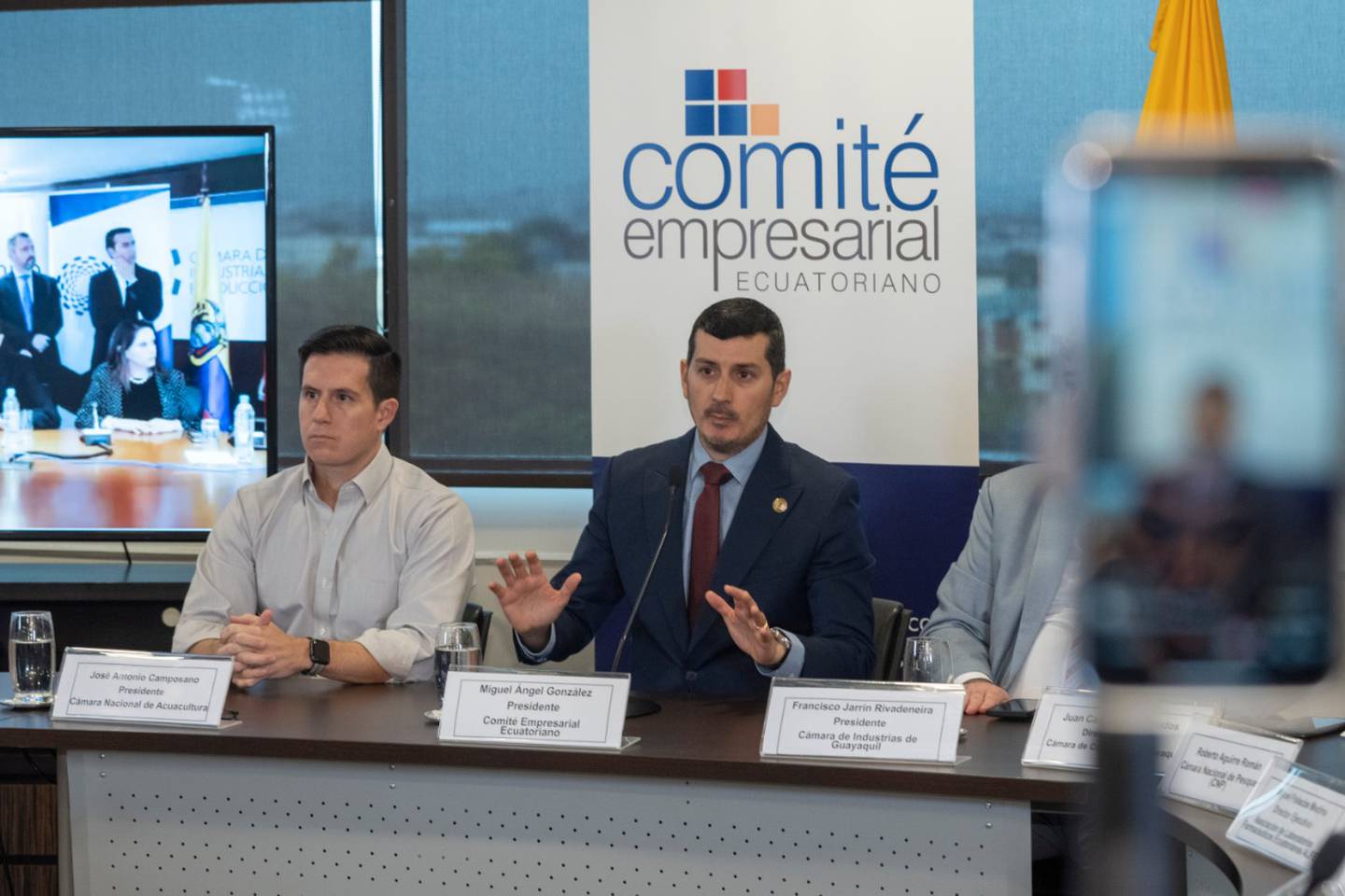 El Comité Empresarial Ecuatoriano hizo un llamado a la paz social.