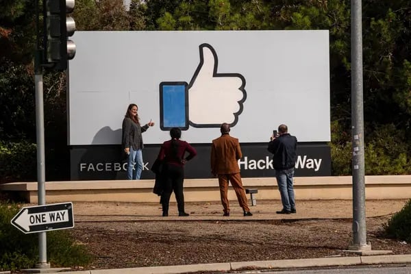 La sede central de Facebook en California.