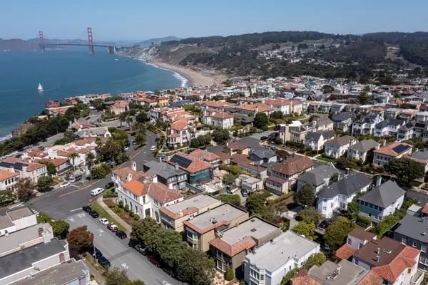 Viviendas residenciales en San Francisco, California, EEUU, el jueves 8 de septiembre de 2022.