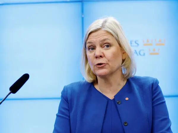 Ministra das Finanças desde 2014, Andersson foi escolhida primeira-ministra do país