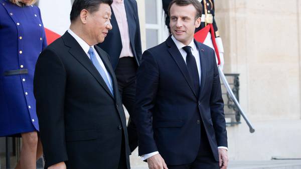Macron pregona autonomía estratégica de Europa en medio de tensiones EE.UU.-Chinadfd