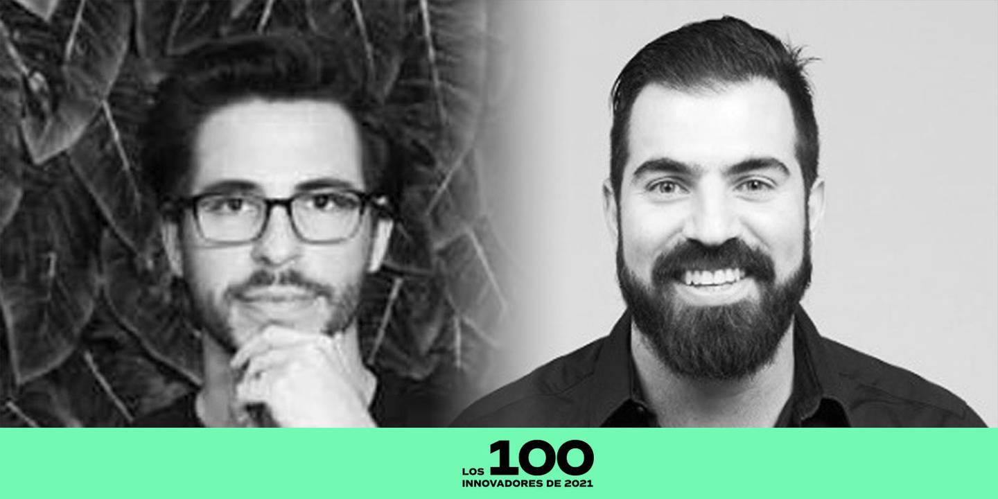 Vicente Zavarce, creador de Yummy y Gerson Gómez, CEO de Ridery, ambos en la lista de los 100 innovadores del año