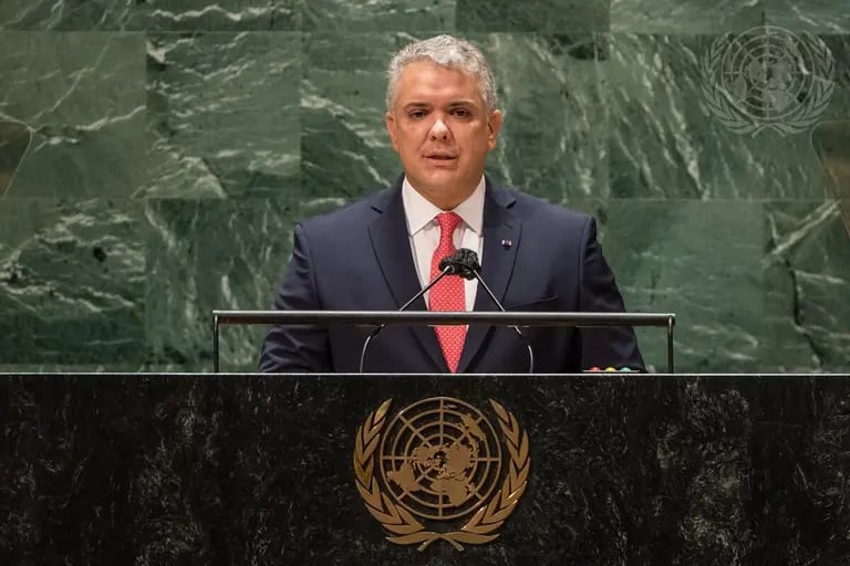 Iván Duque se dirige a la 76° Asamblea General de la ONU.dfd
