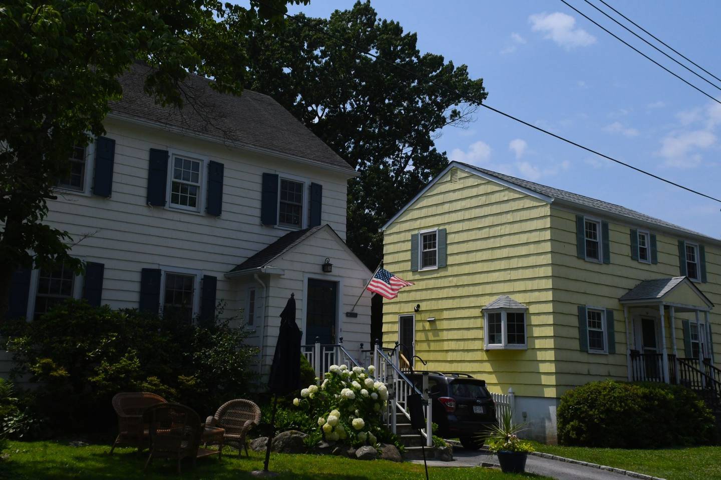 Casas em Westchester County em Larchmont, New York, continuam sendo procuradas por moradores de Manhattan