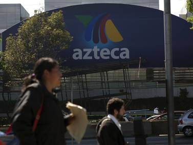 Acciones de TV Azteca son suspendidas en la Bolsa Mexicana de Valoresdfd