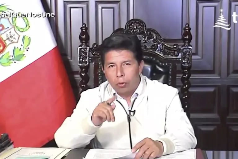 Pedro Castillo permanecerá recluido en la Diroes tras el autogolpe de Estado que llevó a la vacancia presidencial.dfd