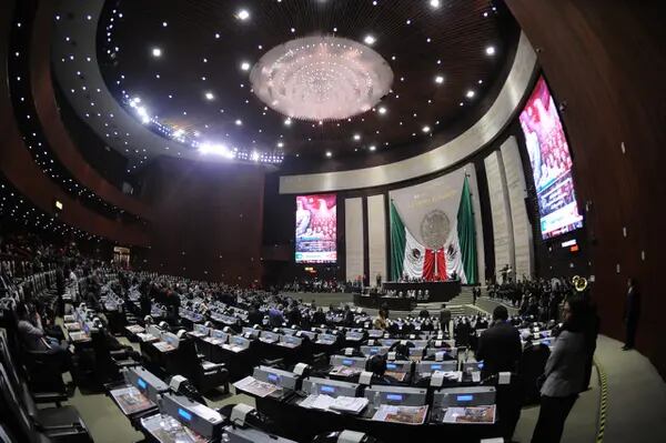 Pleno de la Cámara de Diputados en San Lázaro, Ciudad de México durante una discusión parlamentaria (Foto: Cámara de Diputados).