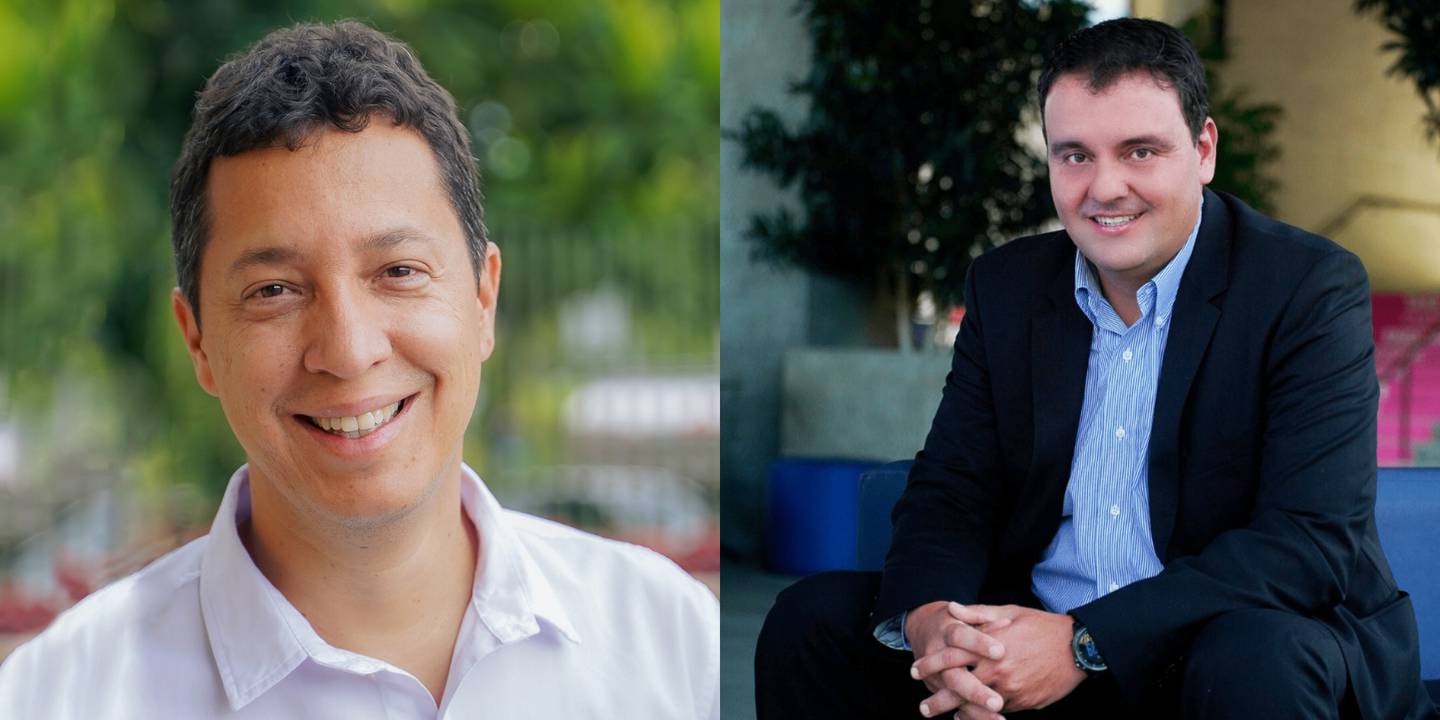 De izquierda a derecha los cofundadores de la proptech Home Capital Alejandro Franco y Andrés Londoño.