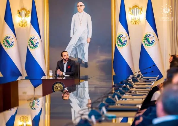 El presidente salvadoreño Nayib Bukele