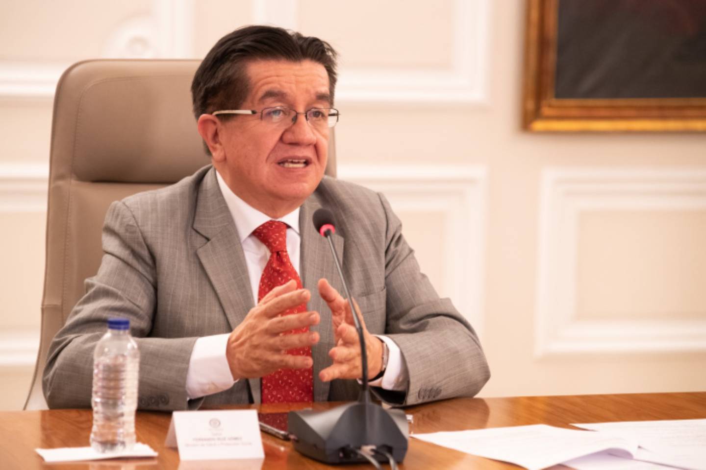 Fernando Ruiz, ministro de Salud Colombia