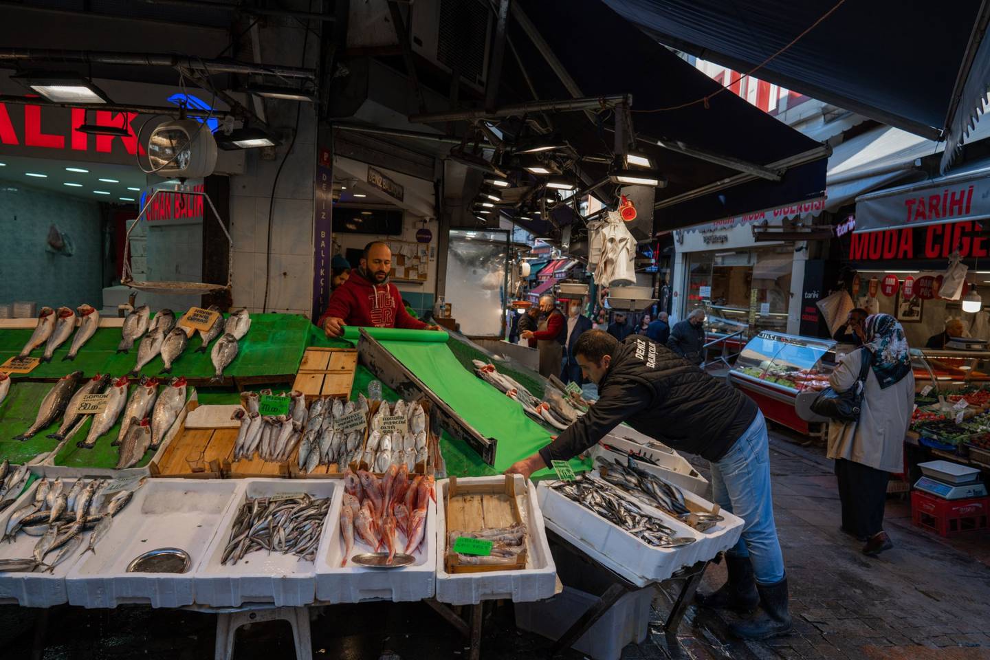 Imagen de un mercado turco
