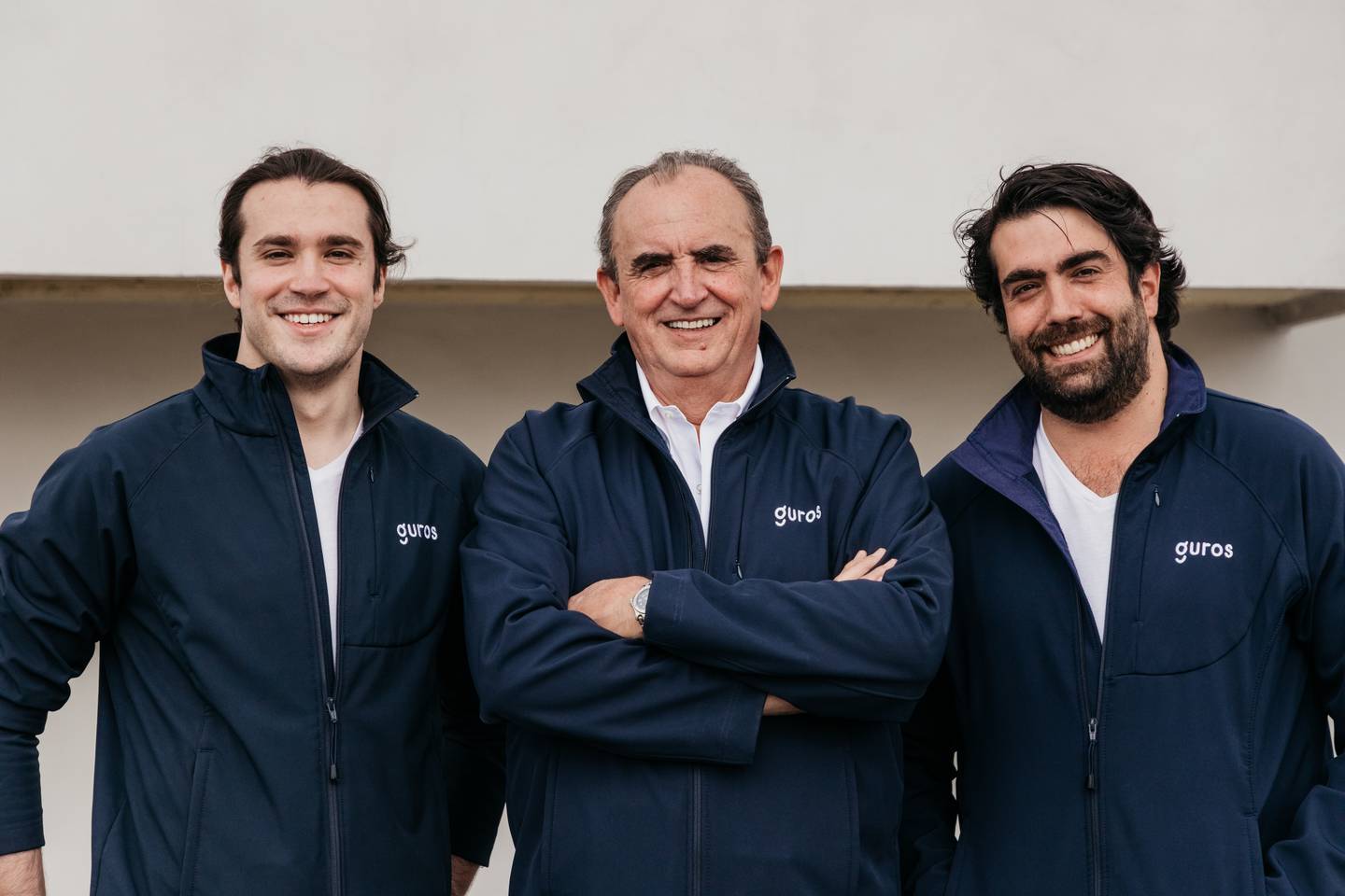 Guros' founders Javier Gironella, Juan Gironella y Juan Ma Gironella.