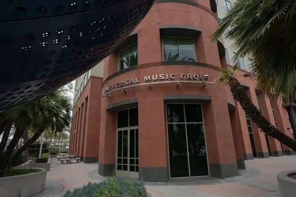 Sede de Universal Music Group en Santa Monica, California.