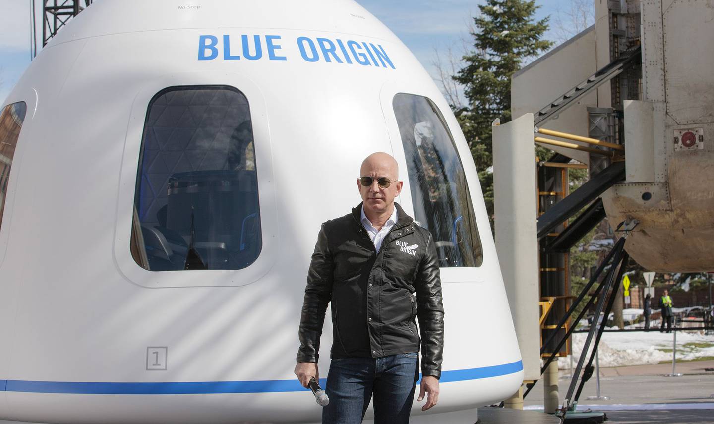 Jeff Bezos, fundador de Amazon y Blue Origin