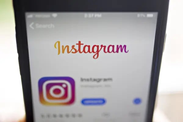 La aplicación Instagram de Facebook Inc en la App Store en un iPhone de Apple Inc en tomada en Arlington, Virginia, Estados Unidos, el lunes 29 de abril de 2019.