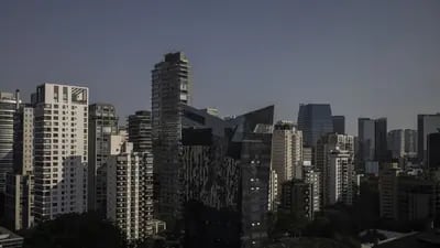 Vista aérea da região da Faria Lima em São Paulo