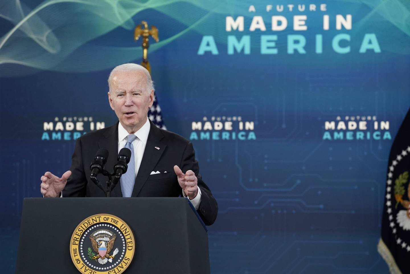 El presidente de EE.UU., Joe Biden, habla sobre la fabricación estadounidense de autos