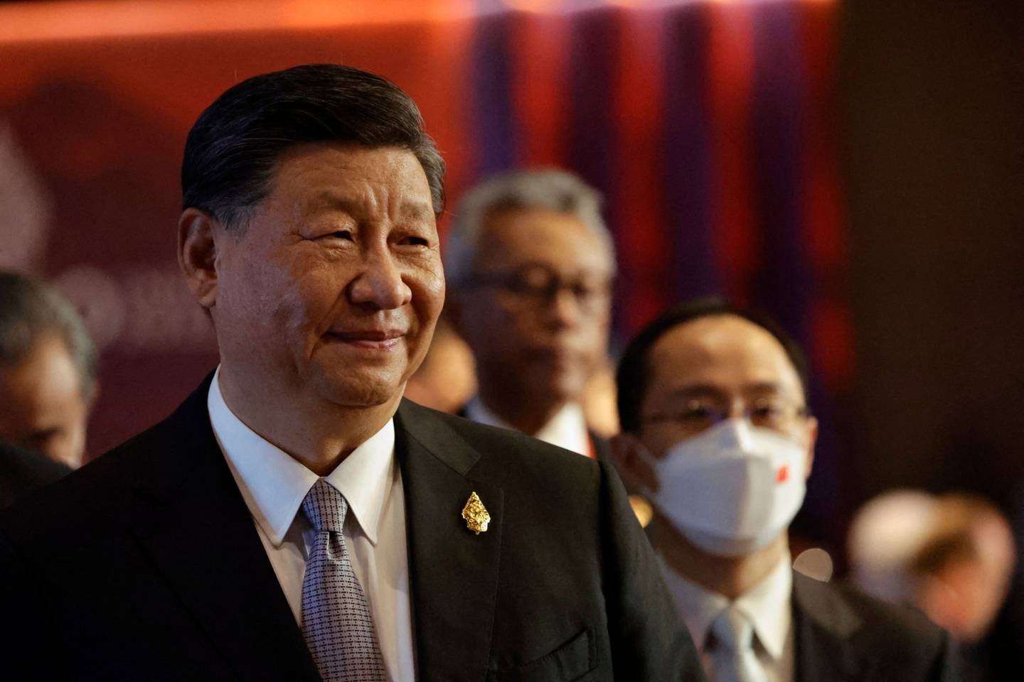 Xi Jinping asiste a una sesión durante la Cumbre del G20 el 16 de noviembre. Fotógrafo: Willy Kurniawan/Getty Images
