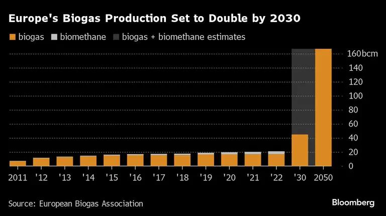 La producción europea de biogás se duplicará en 2030 |dfd