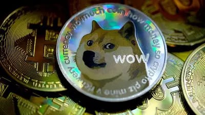 La criptomoneda dogecoin se disparó el 3 de abril, luego de que la imagen del perro asociado con la criptomoneda, un shiba inu, reemplazara al logo de Twitter en las aplicaciones de numerosos usuarios.