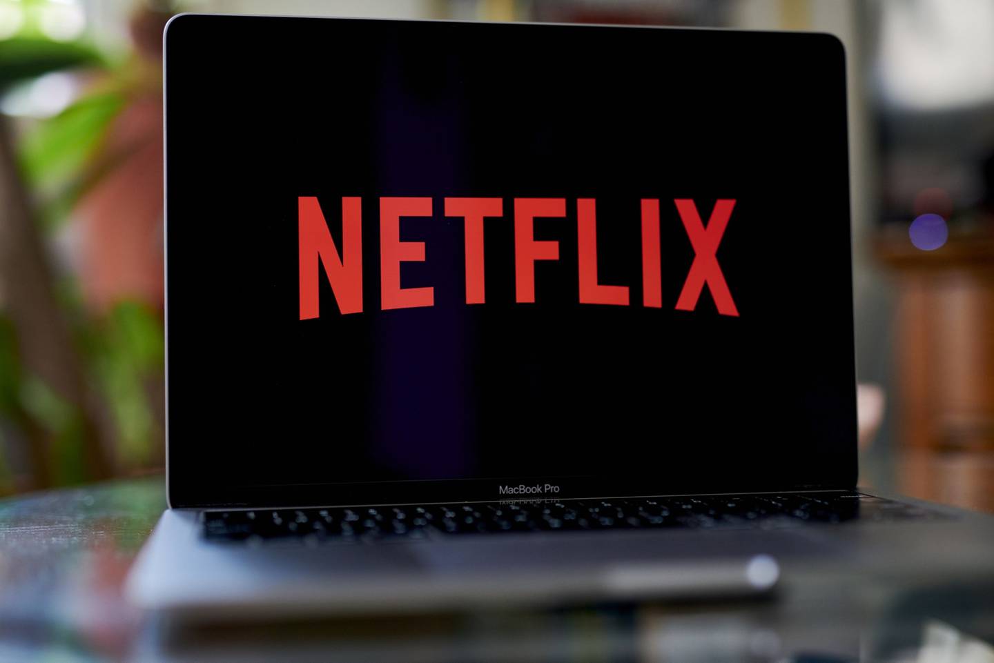 El logo de Netflix Inc. en un ordenador portátil dispuesto en el barrio de Brooklyn de Nueva York, Estados Unidos, el sábado 16 de octubre de 2021. Fotógrafo: Gabby Jones/Bloomberg