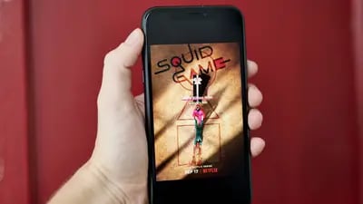 Interfaz de 'Squid Game' en la app de Netflix.