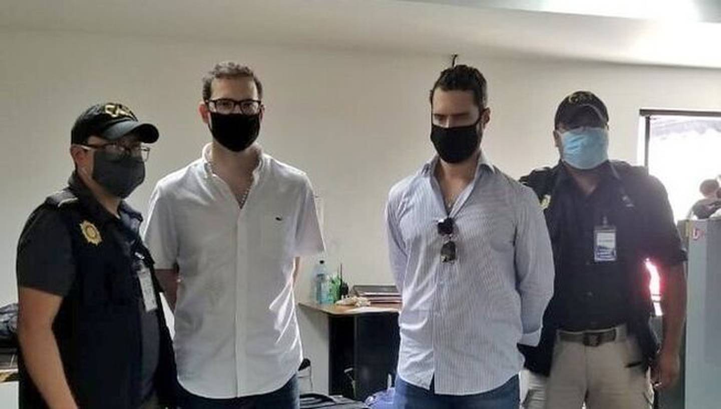Los hermanos Martinelli Linares, hijos del expresidente de Panamá Ricardo Martinelli Berrocal, confesos de lavado de dinero.