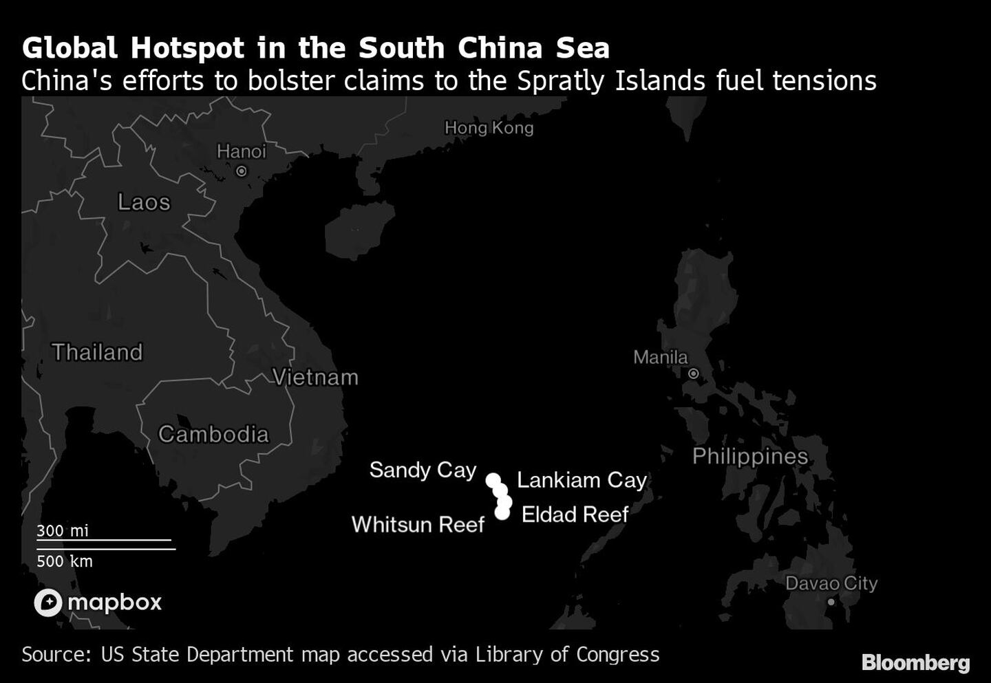 Los esfuerzos de China por reforzar sus reivindicaciones sobre las islas Spratly avivan las tensiones.dfd
